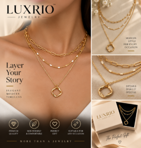 LUXRIO Golden Layer Necklace 55c67a84 955f 44dd 9887 81018d60376b