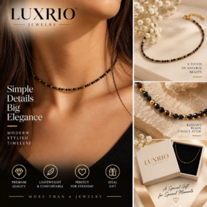 LUXRIO Black Bead Choker b2a4d90b 1cd8 4984 98d7 6813ba3975c8