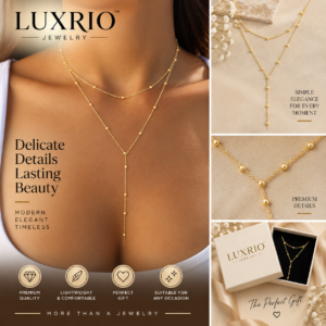 LUXRIO Golden Grace Necklace eaf31b6d 16df 4bbc 9952 52d8bca80ff9